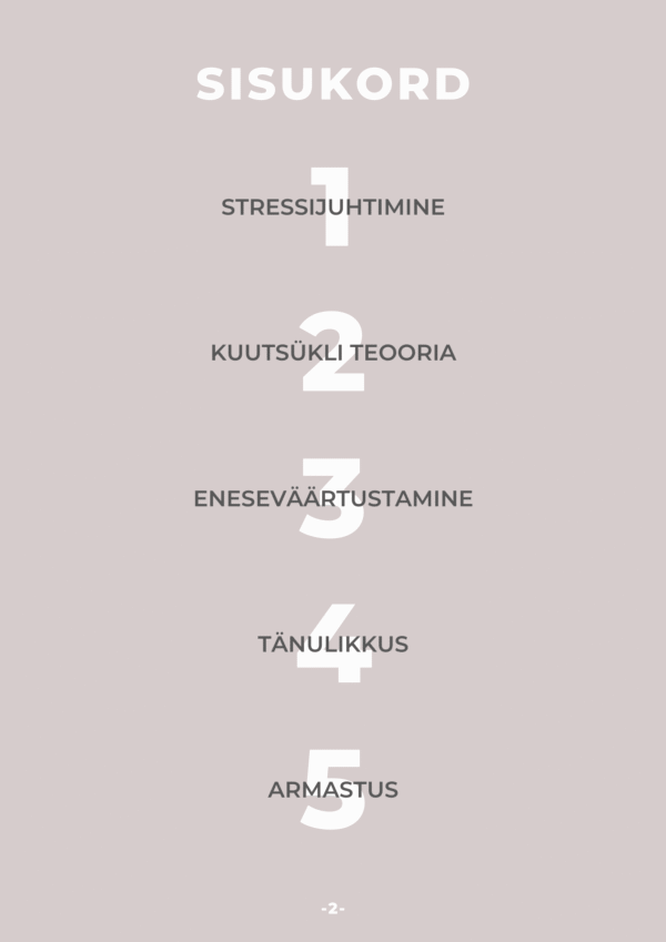 Väärin parimast parimat ELU. PDF formaadis E-töövihik - Image 3