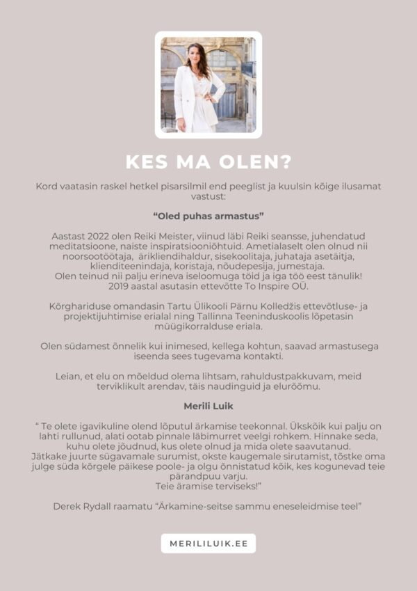 Väärin parimast parimat ELU. PDF formaadis E-töövihik - Image 7