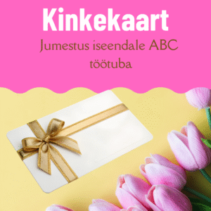 Kinkekaart "Jumestuse ABC" individuaalse töötoa kinkekaart